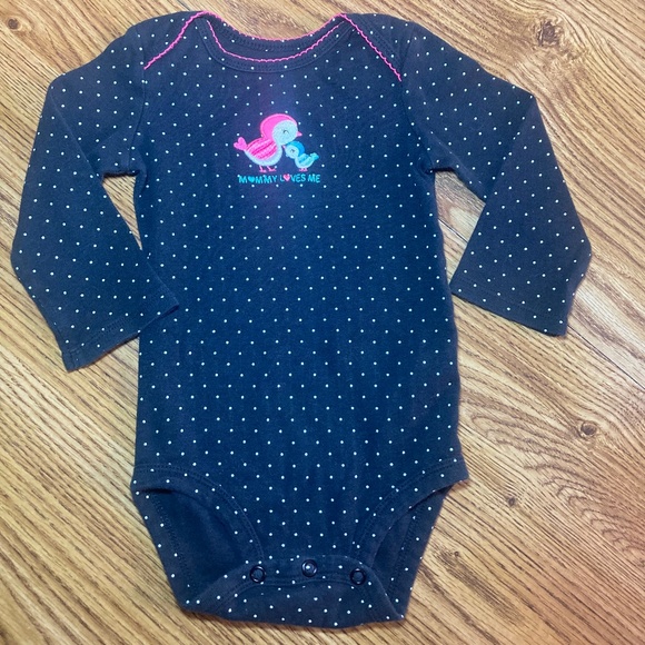 Carter's Other - ❤️12 month onesie-mommy loves me with momma and baby birds